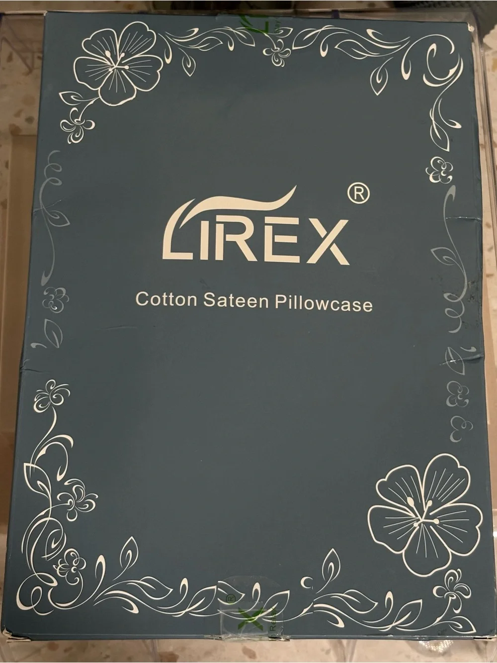 Lirex Standard Size Pillow Cases Set of 2, 100% Cotton Sateen, 20” x 30”-L. Grey